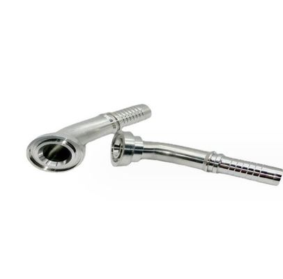 1/4&quot; 스테인리스 수압 펌프 플랜지 피팅 6000 Psi 45 팔꿈치