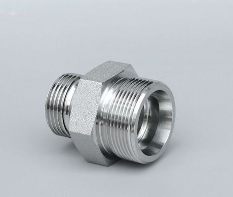 중형 탄소 강철 1cm-Wd 스테인리스 DIN2353 Bite Ferrule 타입 커넥터 파이프 어댑터