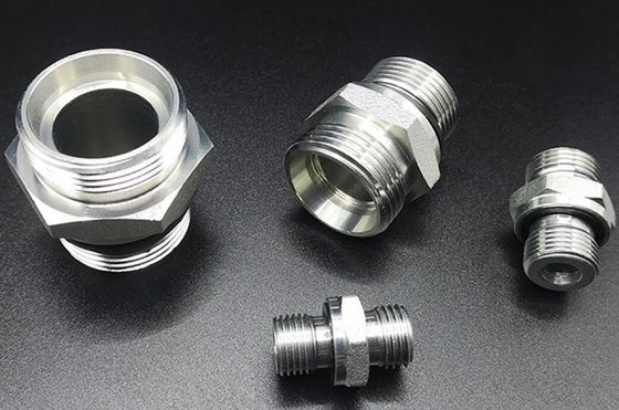 1CB 미국 부착제 탄소 강철 젤리화 메트릭 스레드  Bite Type Tube fittings