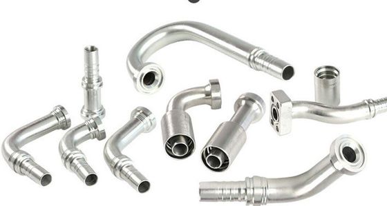 스테인리스 스틸 SAE 90° 팔꿈치 플랜지 6000 Psi 수압 튜브 커넥터 수출업체