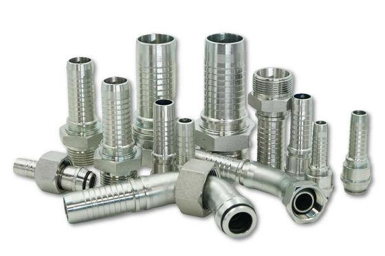 OEM 스테인리스 스틸 수압 펌프 핑팅 NPT JIC SAE BSP METRIC ORFS 스레드
